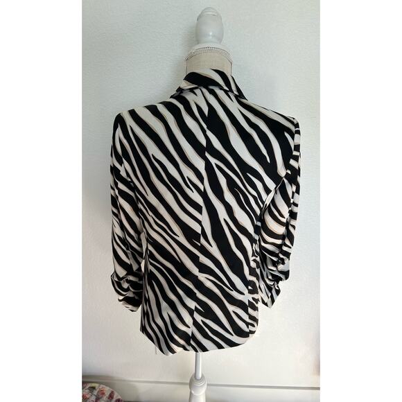 Anne Klein Animal Print Latter Blazer - S - Picture 7 of 7